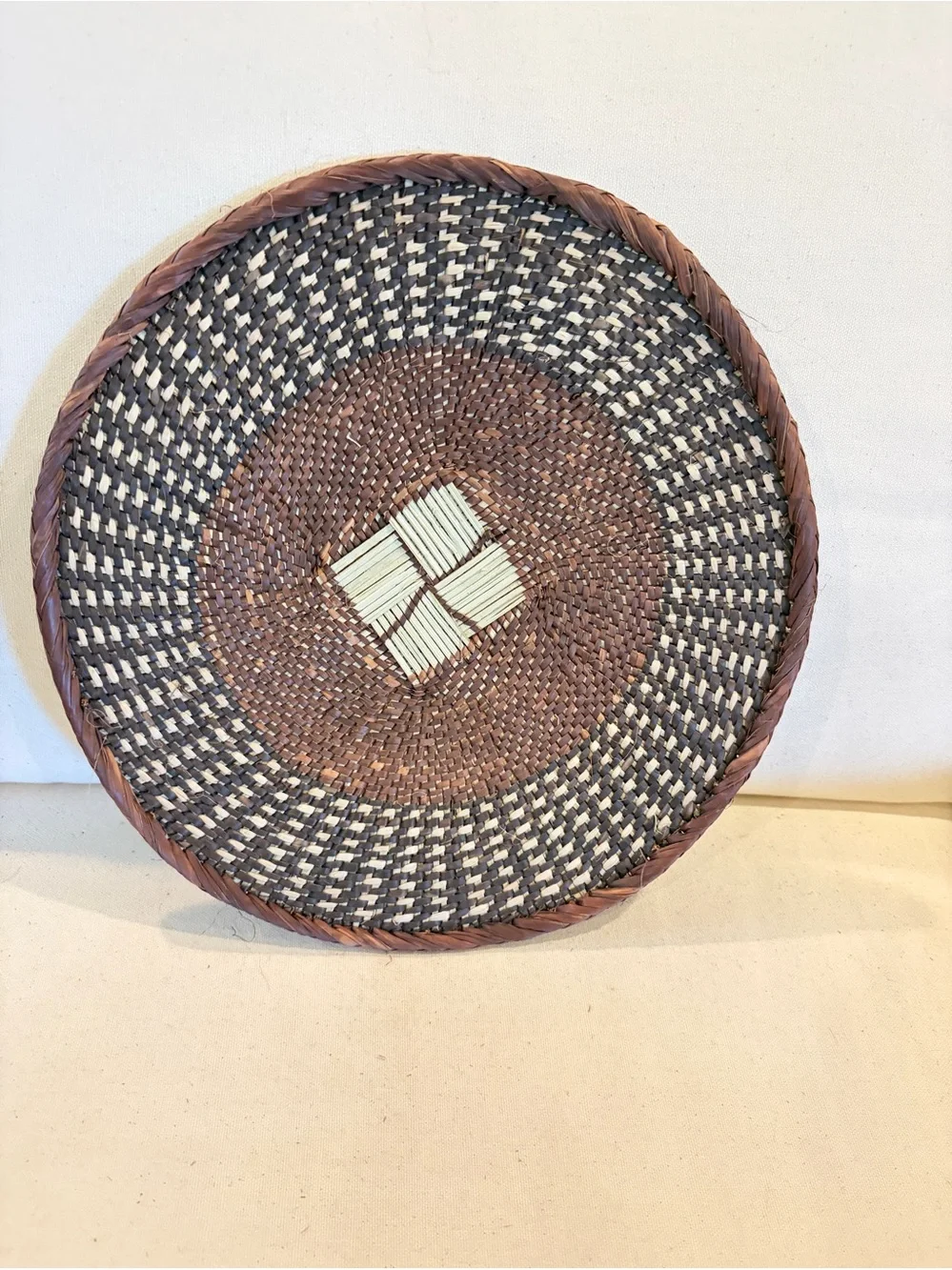 NEW Africa Woven Basket. Made by the Binga people of Zambia/Zimbabwe